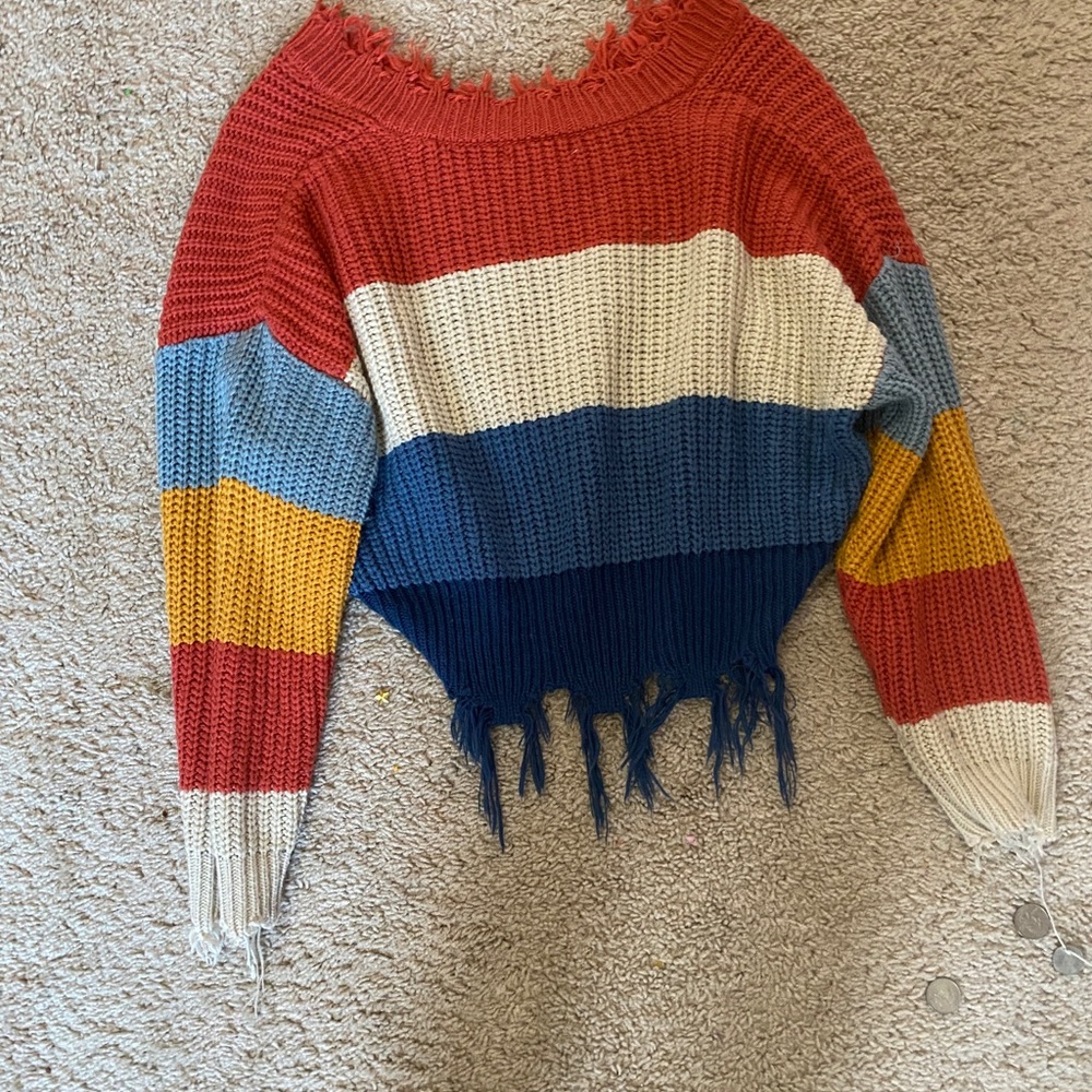 cute oversized winter sweater! medium